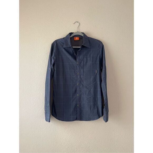 Merrell mens long‎ sleeve button up shirt size small - Picture 1 of 9